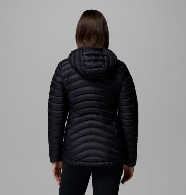 Women's Corelite Down Hooded Jacket, Color: Black, image 11