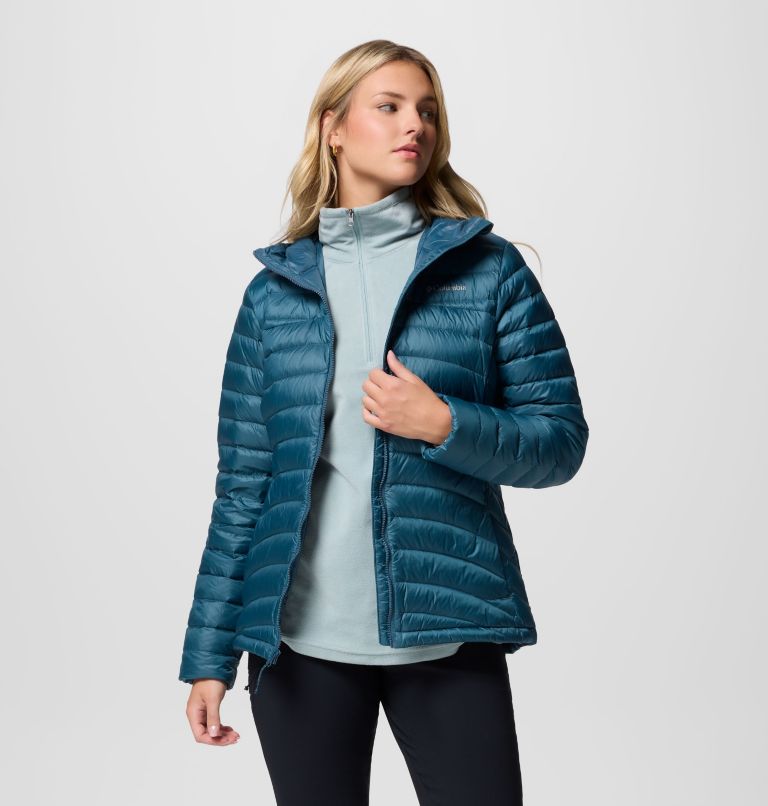 Corelite Down Hooded Jacket | 429 | XL, Color: Everblue, image 5