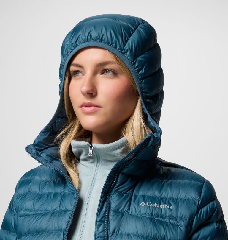 Corelite Down Hooded Jacket | 429 | XL, Color: Everblue, image 8
