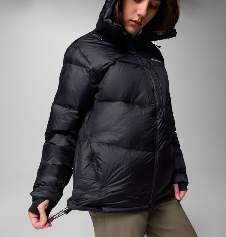Women's Cloudview Down Hooded Jacket, Color: Black, image 8