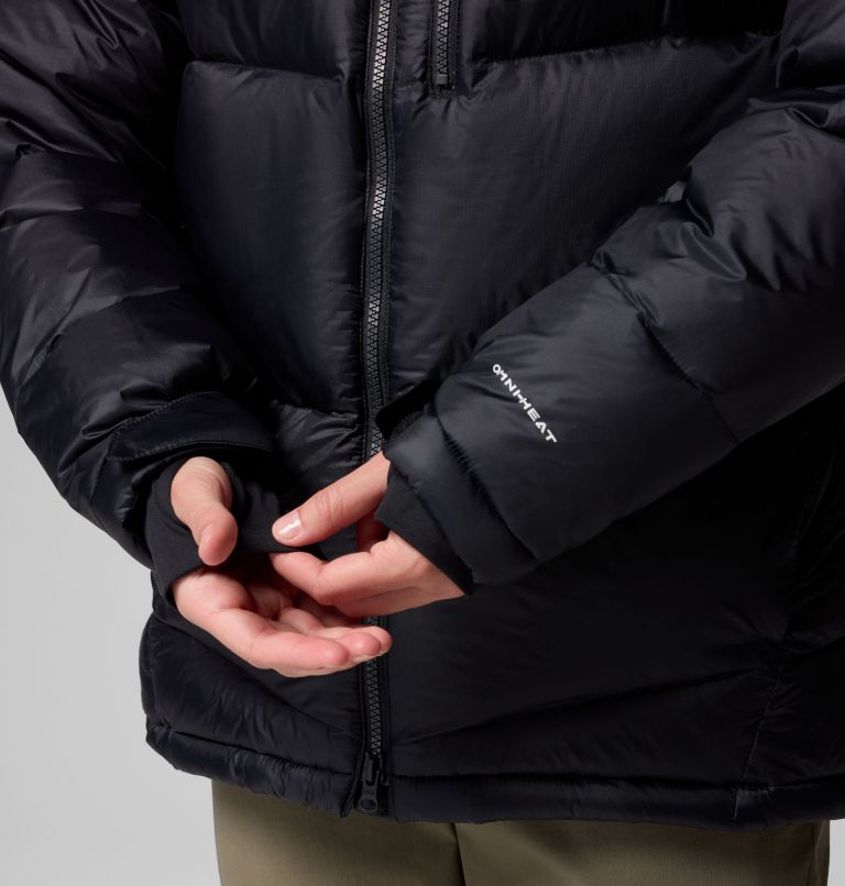 Women's Cloudview Down Hooded Jacket, Color: Black, image 10
