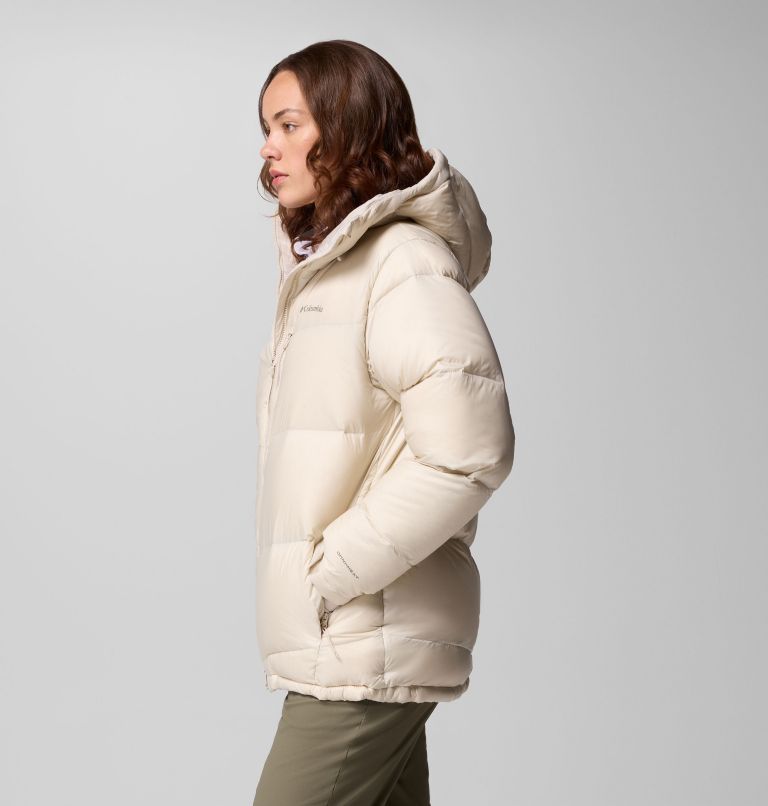 Women's Cloudview Down Hooded Jacket, Color: Dark Stone, image 4