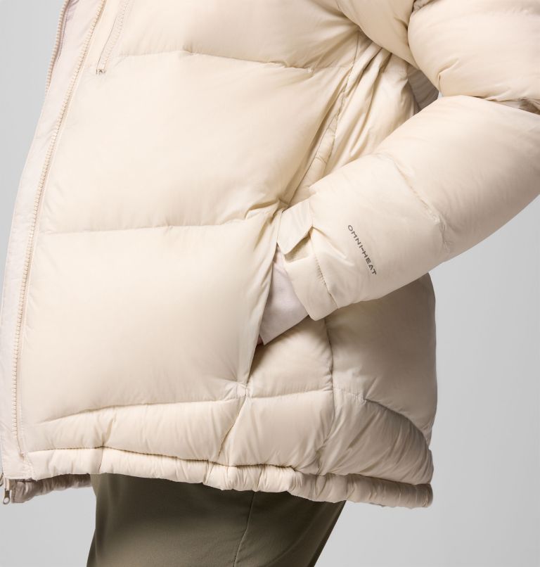 Women's Cloudview Down Hooded Jacket, Color: Dark Stone, image 7
