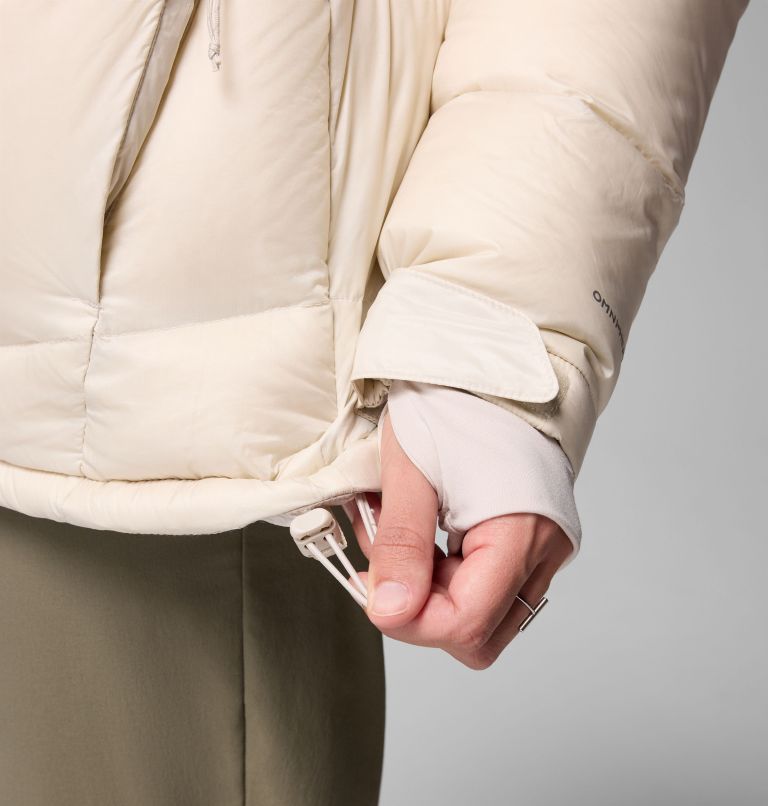 Women's Cloudview Down Hooded Jacket, Color: Dark Stone, image 8