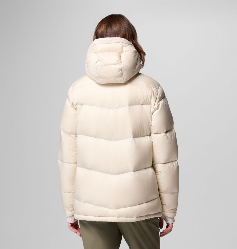Women's Cloudview Down Hooded Jacket, Color: Dark Stone, image 3