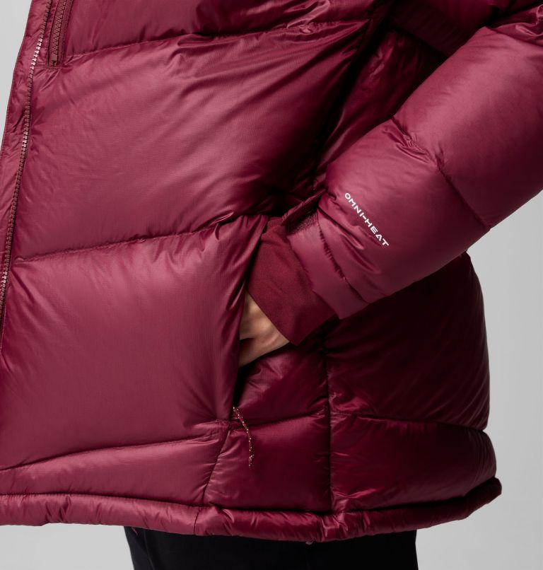 Cloudview Down Hooded Jacket | 624 | M, Color: Rich Wine, image 7