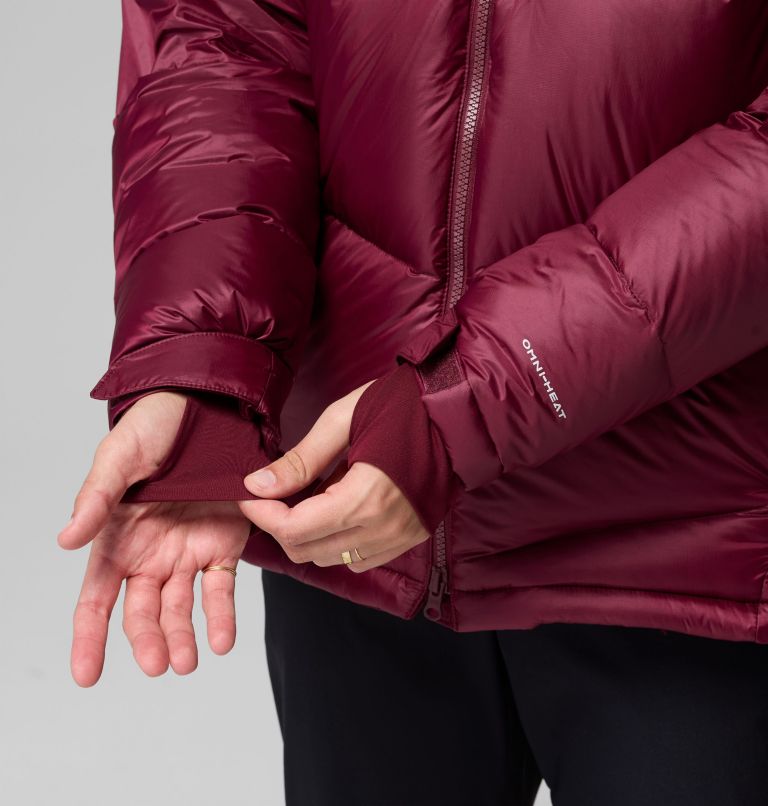 Cloudview Down Hooded Jacket | 624 | M, Color: Rich Wine, image 9