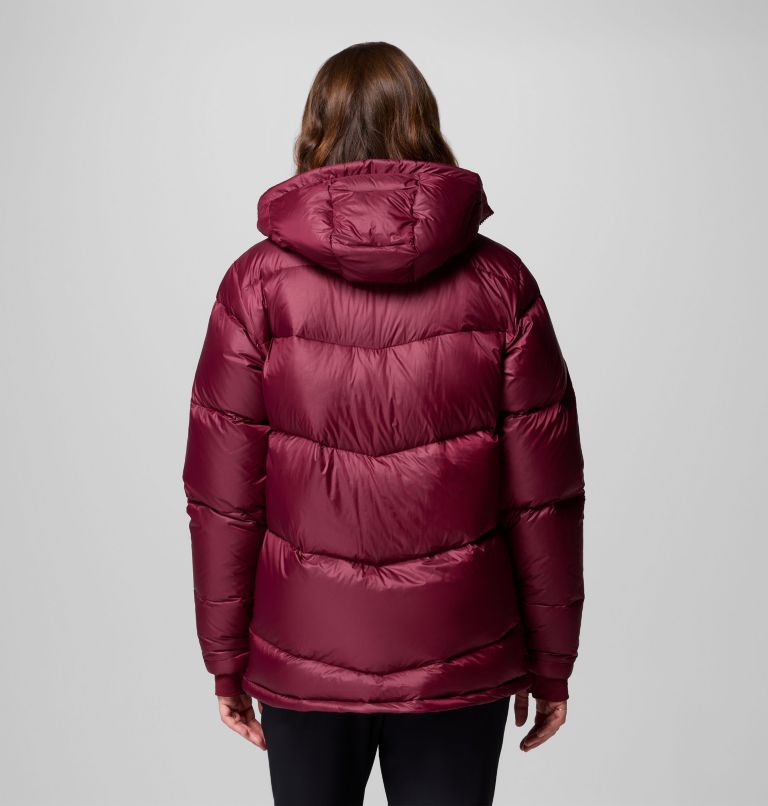 Cloudview Down Hooded Jacket | 624 | M, Color: Rich Wine, image 3