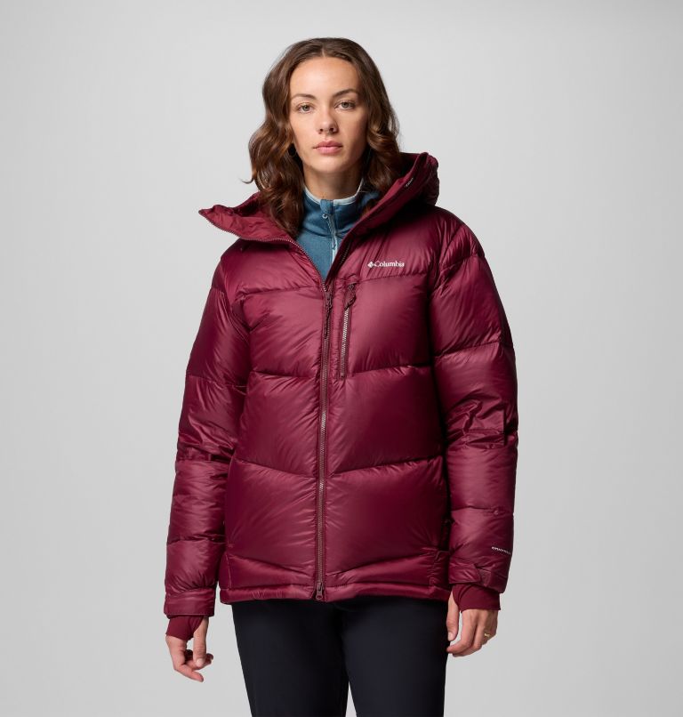 Cloudview Down Hooded Jacket | 624 | M, Color: Rich Wine, image 1