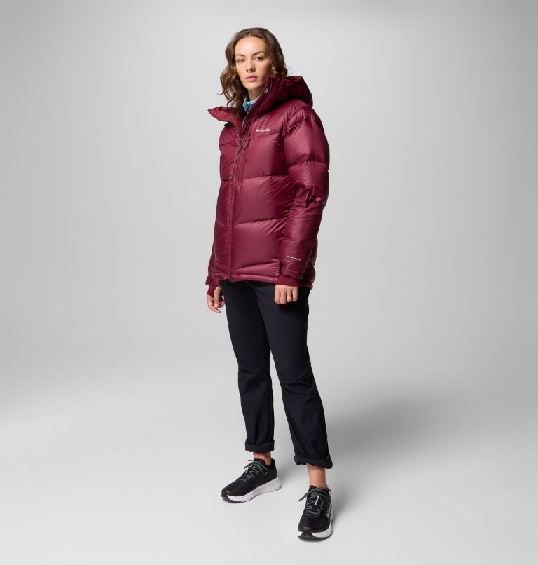 Cloudview Down Hooded Jacket | 624 | M, Color: Rich Wine, image 2