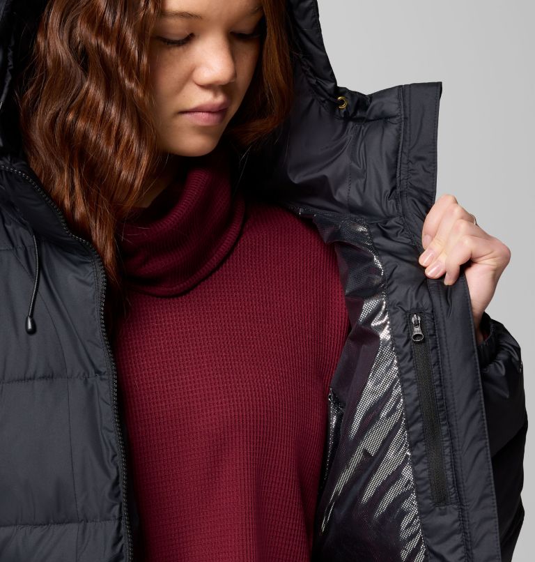 Women's Pike Lake III Long Jacket, Color: Black, image 6