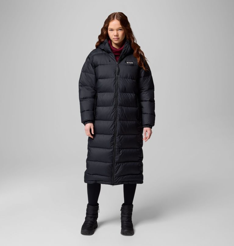 Women's Pike Lake III Long Jacket, Color: Black, image 1