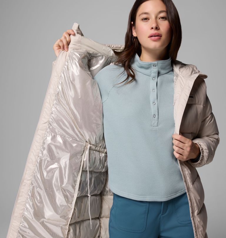 Women's Pike Lake III Long Jacket, Color: Dark Stone, image 6