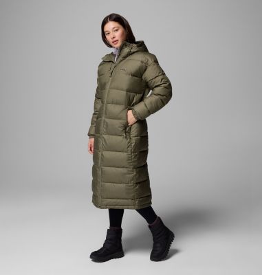 Women's Pike Lake III Long Jacket, Color: Stone Green, image 4