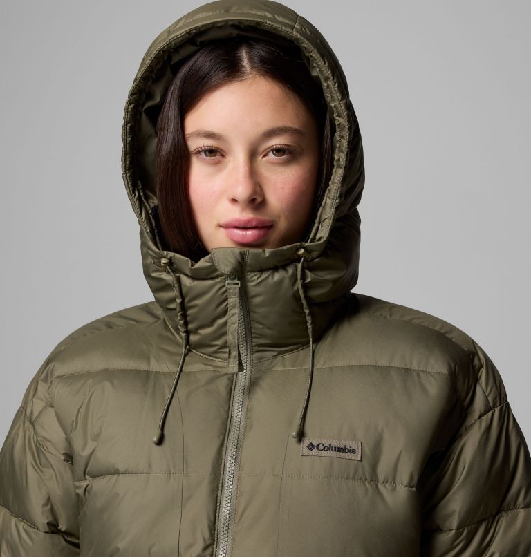 Women's Pike Lake III Long Jacket, Color: Stone Green, image 8