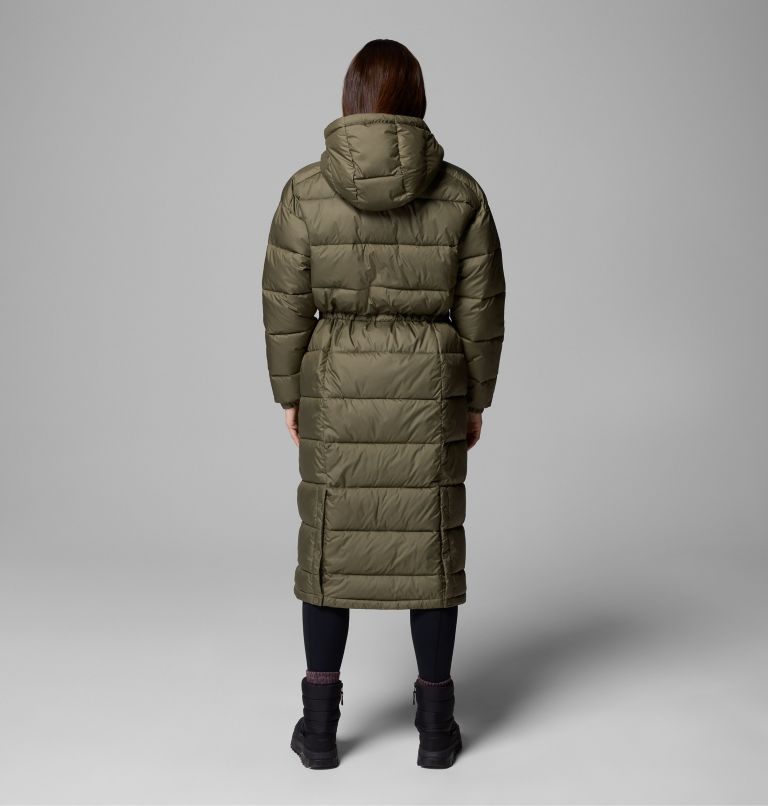 Women's Pike Lake III Long Jacket, Color: Stone Green, image 3