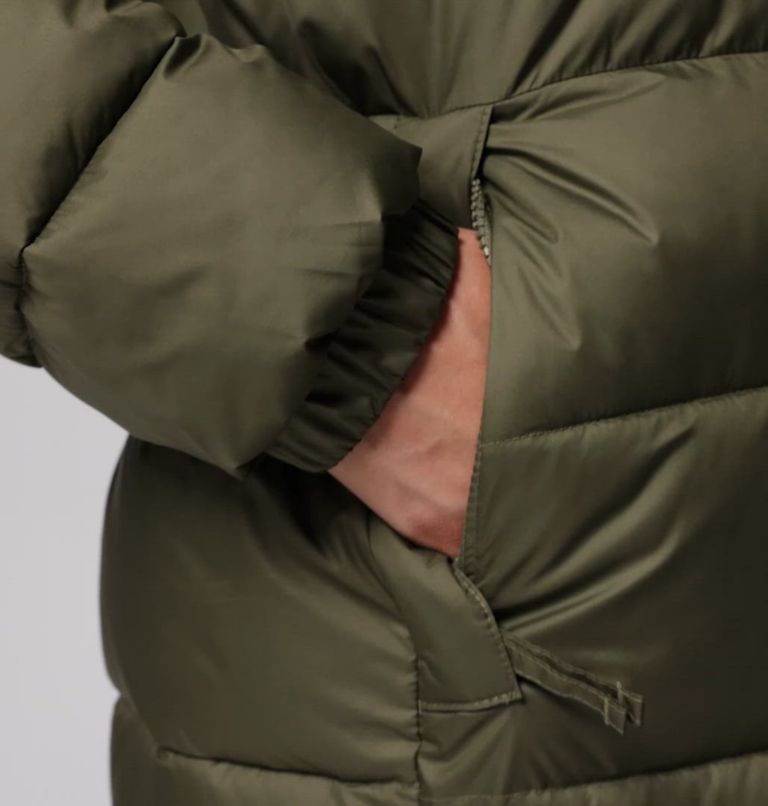 Women's Pike Lake III Long Jacket, Color: Stone Green