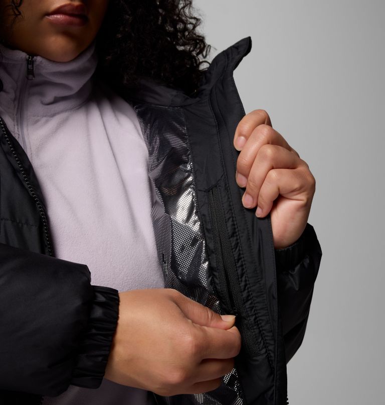Women's Pike Lake III Long Jacket - Plus Size, Color: Black, image 7