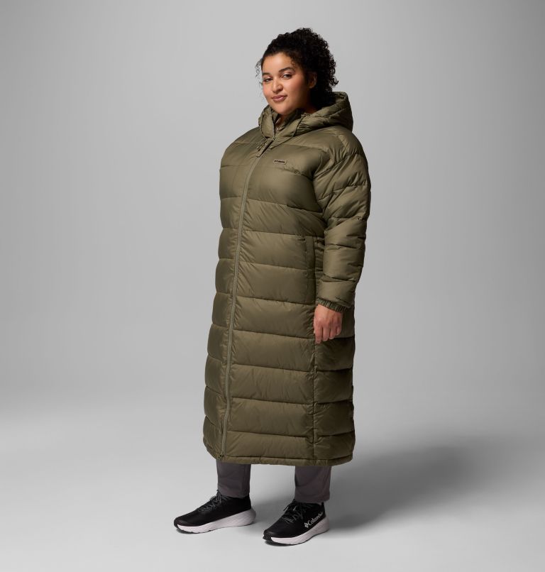 Women's Pike Lake III Long Jacket - Plus Size, Color: Stone Green, image 4