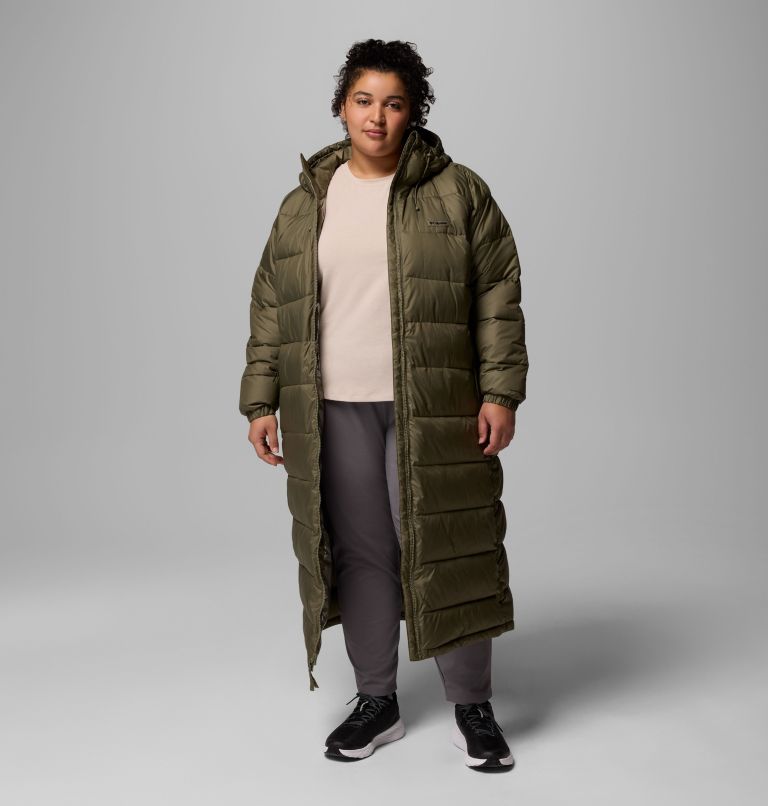 Women's Pike Lake III Long Jacket - Plus Size, Color: Stone Green, image 5