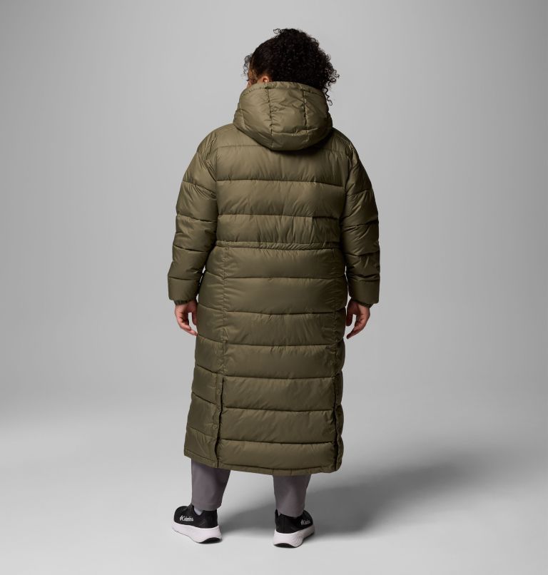Women's Pike Lake III Long Jacket - Plus Size, Color: Stone Green, image 3