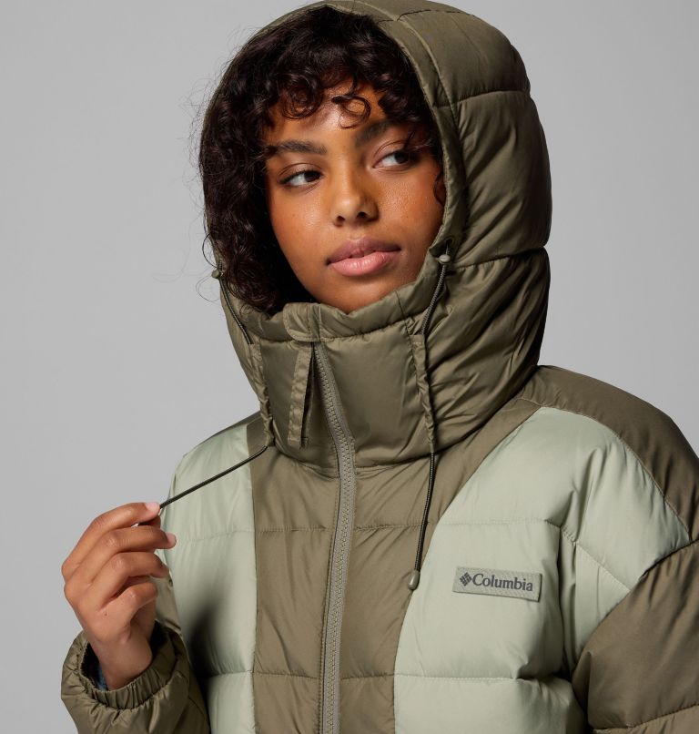 Women's Pike Lake III Hooded Jacket, Color: Safari, Stone Green, image 7