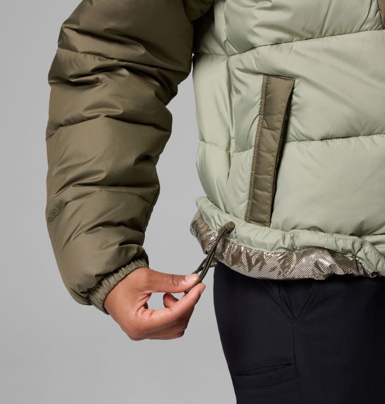 Women's Pike Lake III Hooded Jacket, Color: Safari, Stone Green, image 8