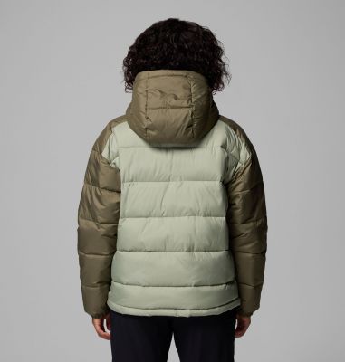 Women's Pike Lake III Hooded Jacket, Color: Safari, Stone Green, image 3