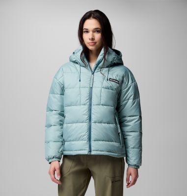 Women's Pike Lake III Hooded Puffer Jacket, Color: Crushed Blue, image 9