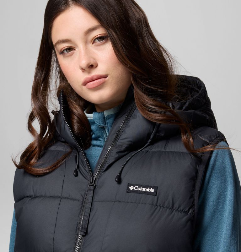 Women's Pike Lake II Long Vest, Color: Black, image 9