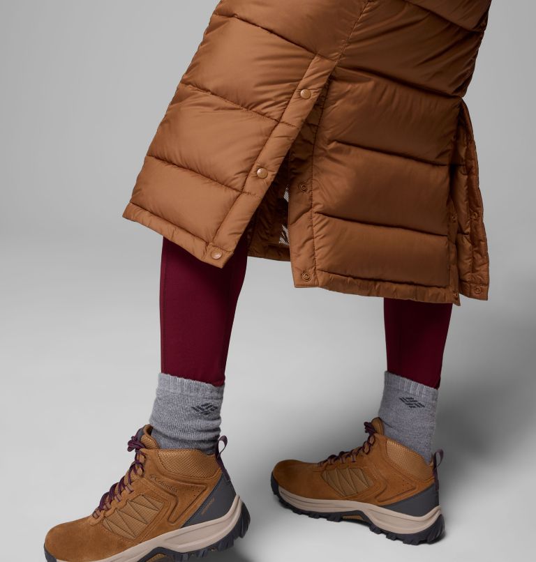 Women's Pike Lake II Long Vest, Color: Camel Brown, image 10