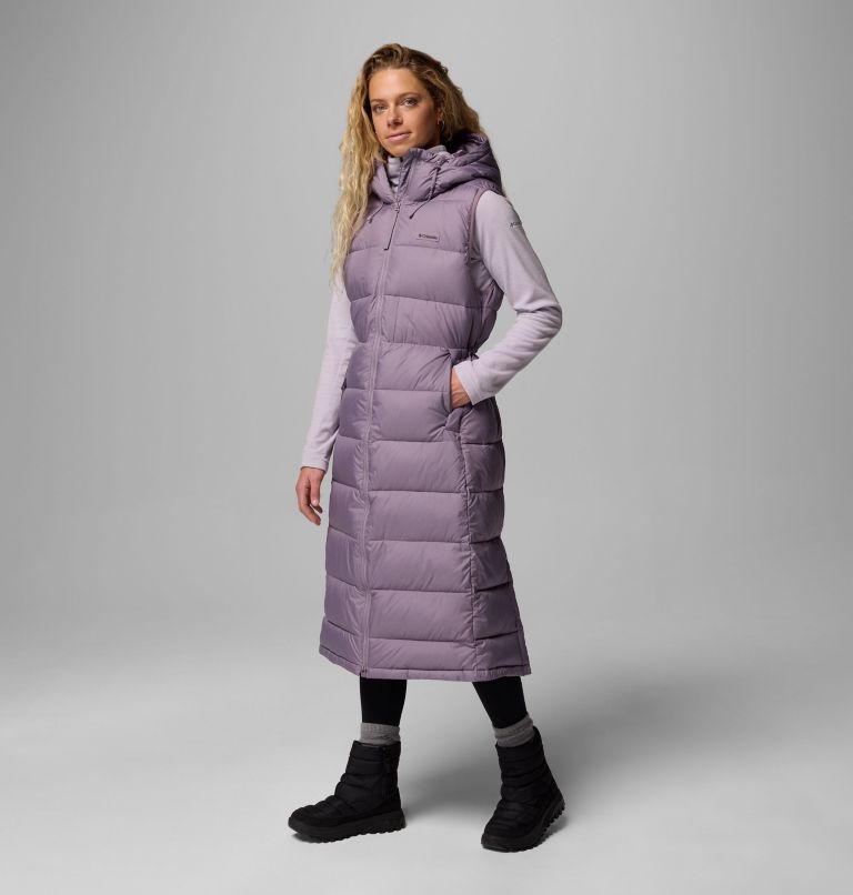 Pike Lake II Long Vest | 554 | XL, Color: Shale Purple, image 4
