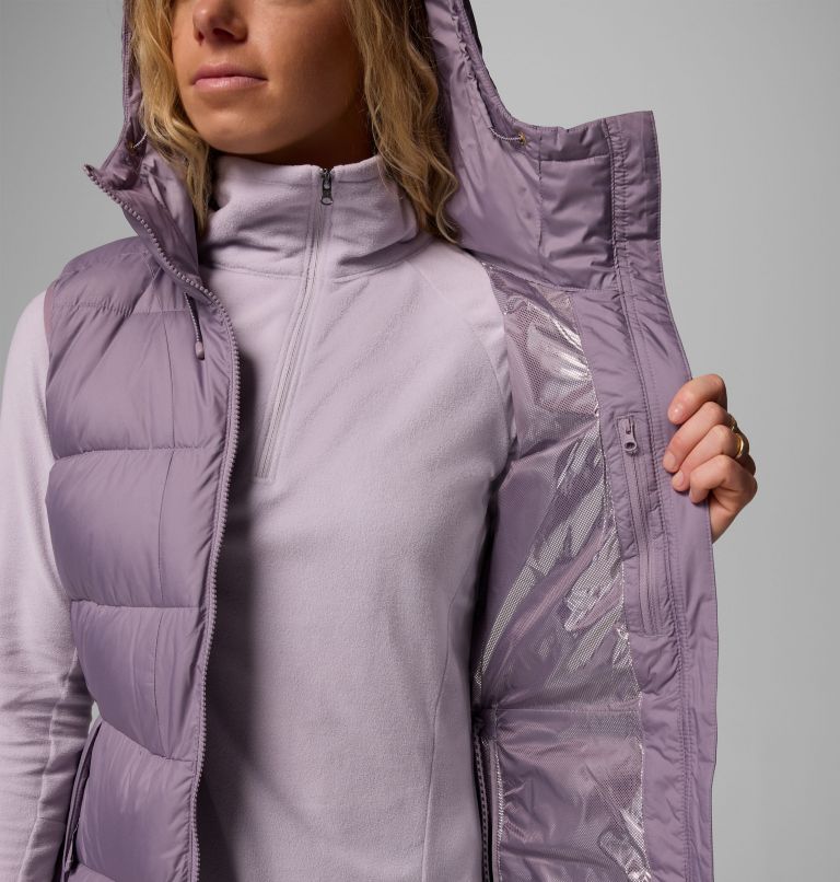 Pike Lake II Long Vest | 554 | XL, Color: Shale Purple, image 7