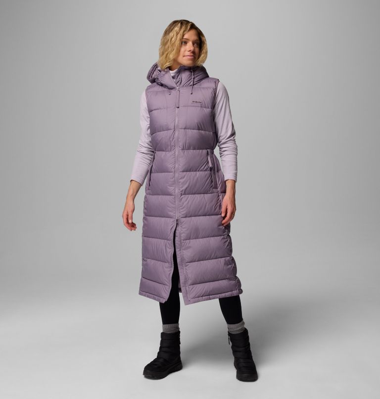 Pike Lake II Long Vest | 554 | XL, Color: Shale Purple, image 2