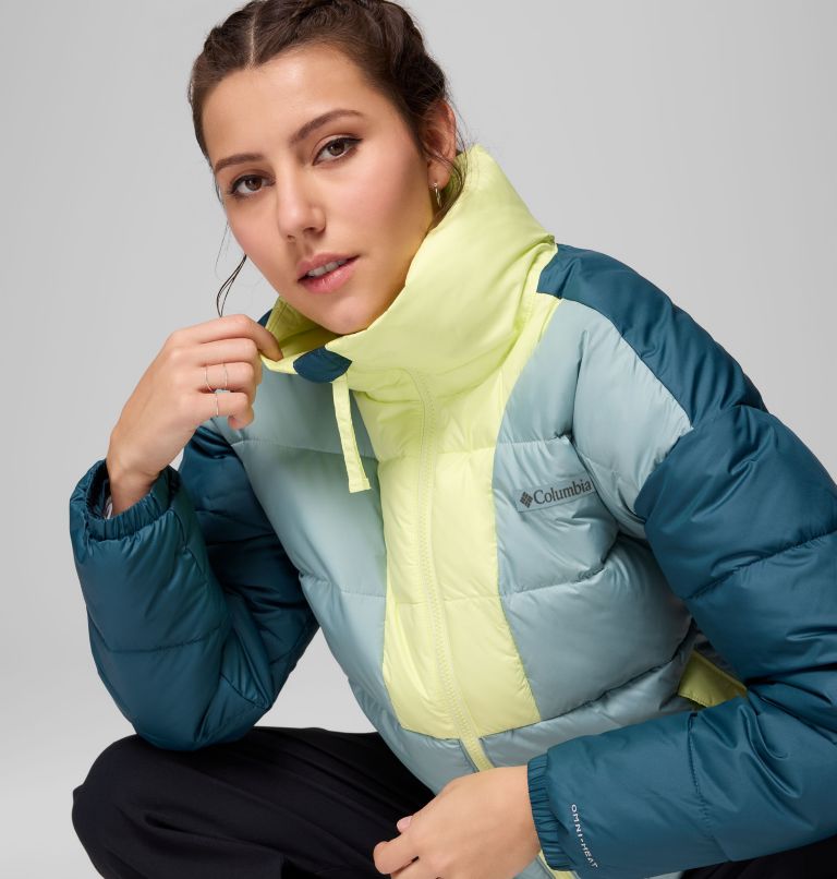 Women's Pike Lake Jacket, Color: Crushed Blue, Everblue, Citron Haze, image 5