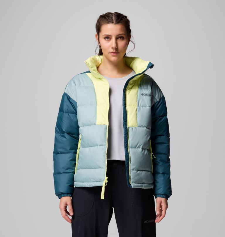 Women's Pike Lake Jacket, Color: Crushed Blue, Everblue, Citron Haze, image 6