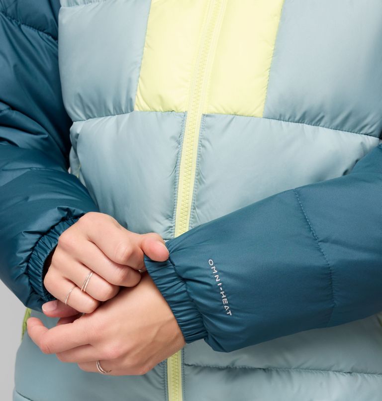 Women's Pike Lake Jacket, Color: Crushed Blue, Everblue, Citron Haze, image 9