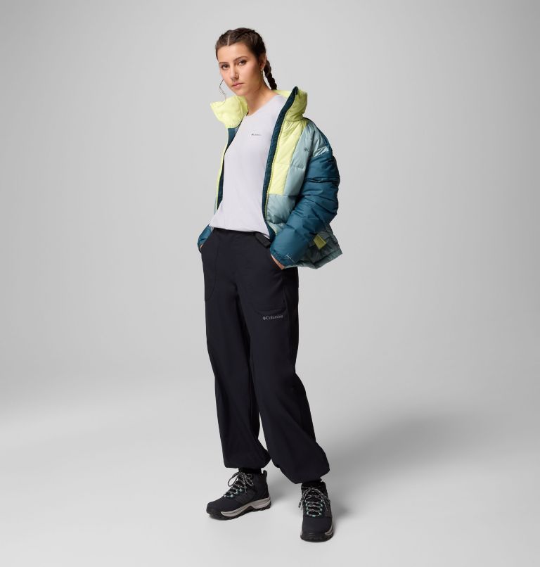 Women's Pike Lake Jacket, Color: Crushed Blue, Everblue, Citron Haze, image 2