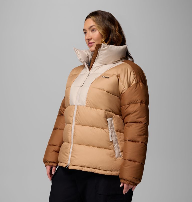 Women's Pike Lake Jacket - Plus Size, Color: Canoe, Camel Brown, Dark Stone, image 4
