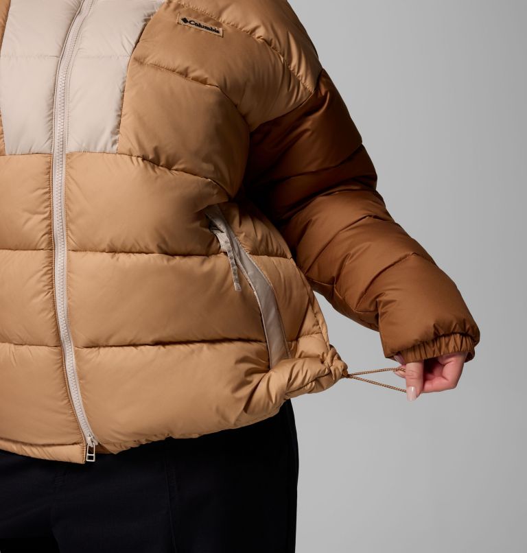 Women's Pike Lake Jacket - Plus Size, Color: Canoe, Camel Brown, Dark Stone, image 9