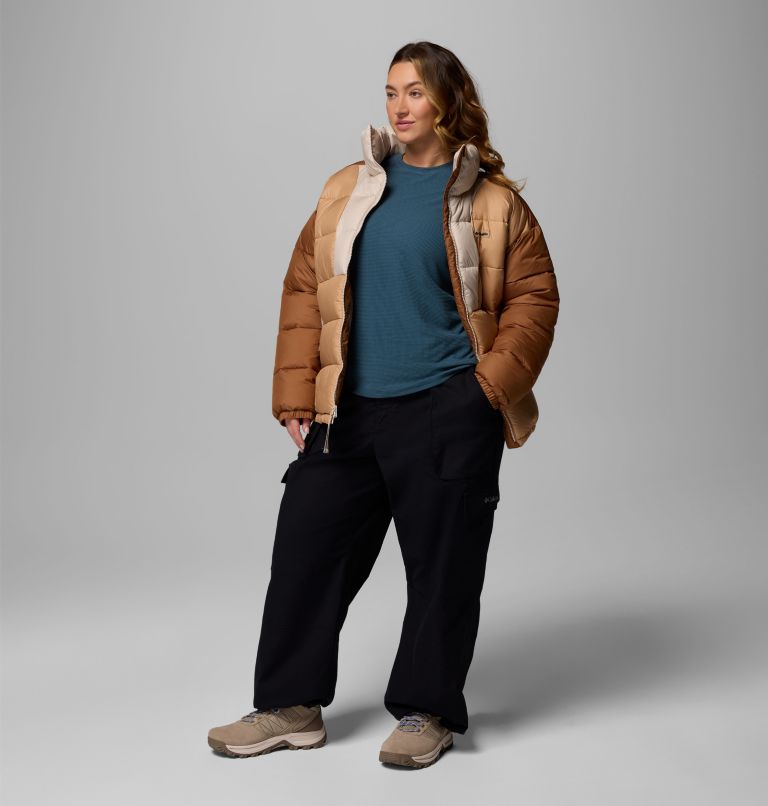 Women's Pike Lake Jacket - Plus Size, Color: Canoe, Camel Brown, Dark Stone, image 2