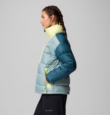 Women's Pike Lake Puffer Jacket, Color: Crushed Blue, Everblue, Citron Haze, image 20