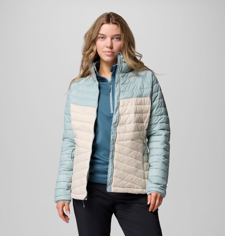 Powder Pass Jacket | 278 | L, Color: Dark Stone, Crushed Blue, image 5