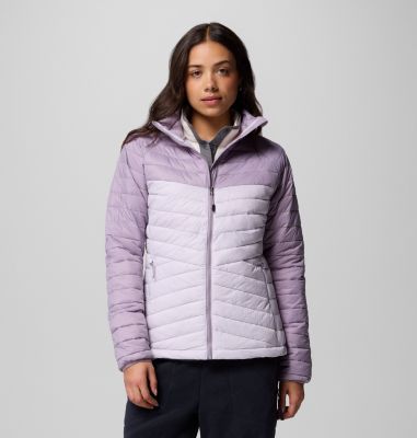 Women's Powder Pass Jacket, Color: Lavender Pearl, Shale Purple, image 5