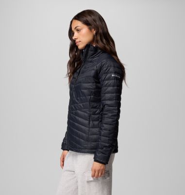 Women's Powder Pass Insulated Jacket, Color: Black, image 8