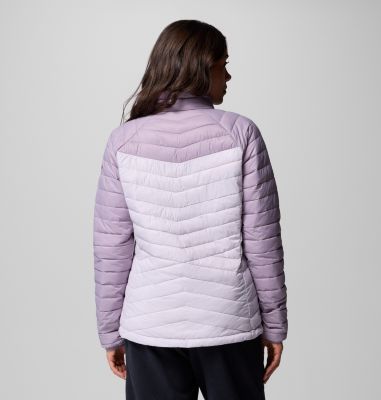 Women's Powder Pass Insulated Jacket, Color: Lavender Pearl, Shale Purple, image 11