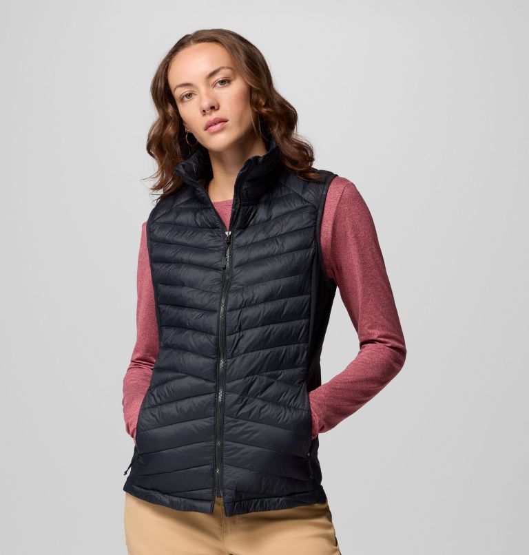 Women's Powder Pass III Hybrid Vest, Color: Black, image 1