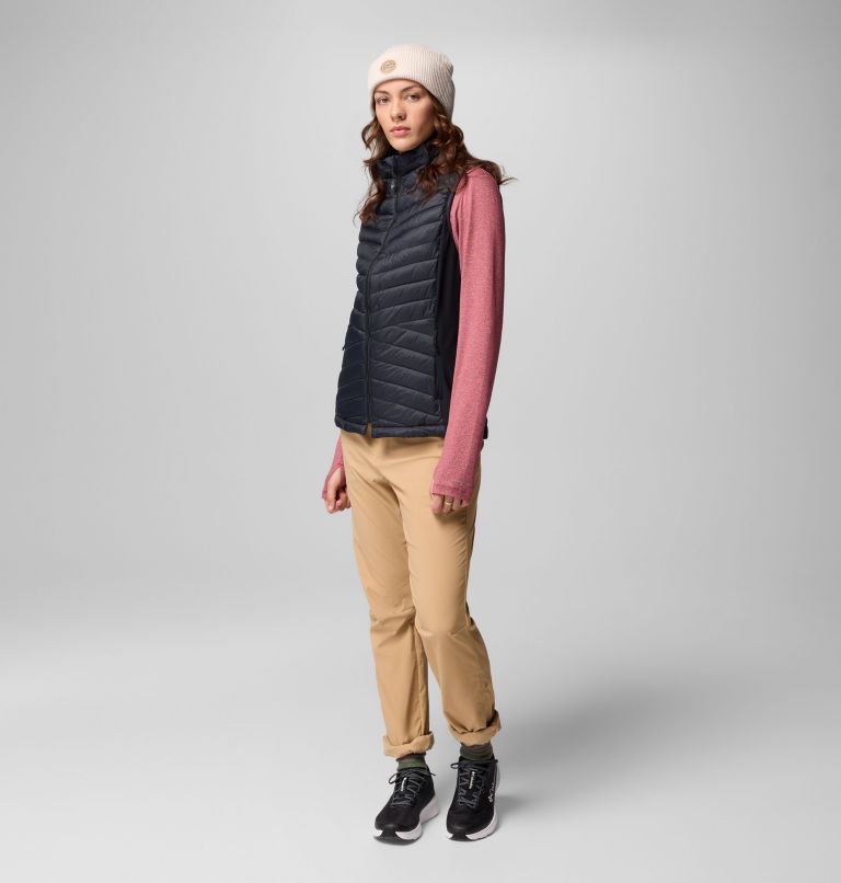 Women's Powder Pass III Hybrid Vest, Color: Black, image 2