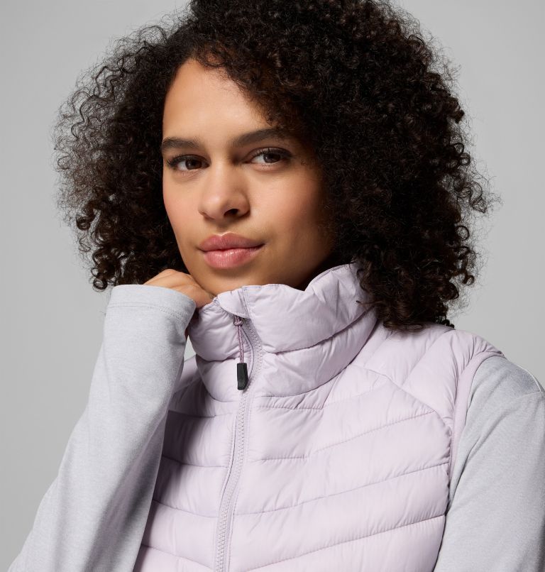 Doudoune Sans Manches Hybride Powder Pass III Femme, Color: Lavender Pearl, image 6