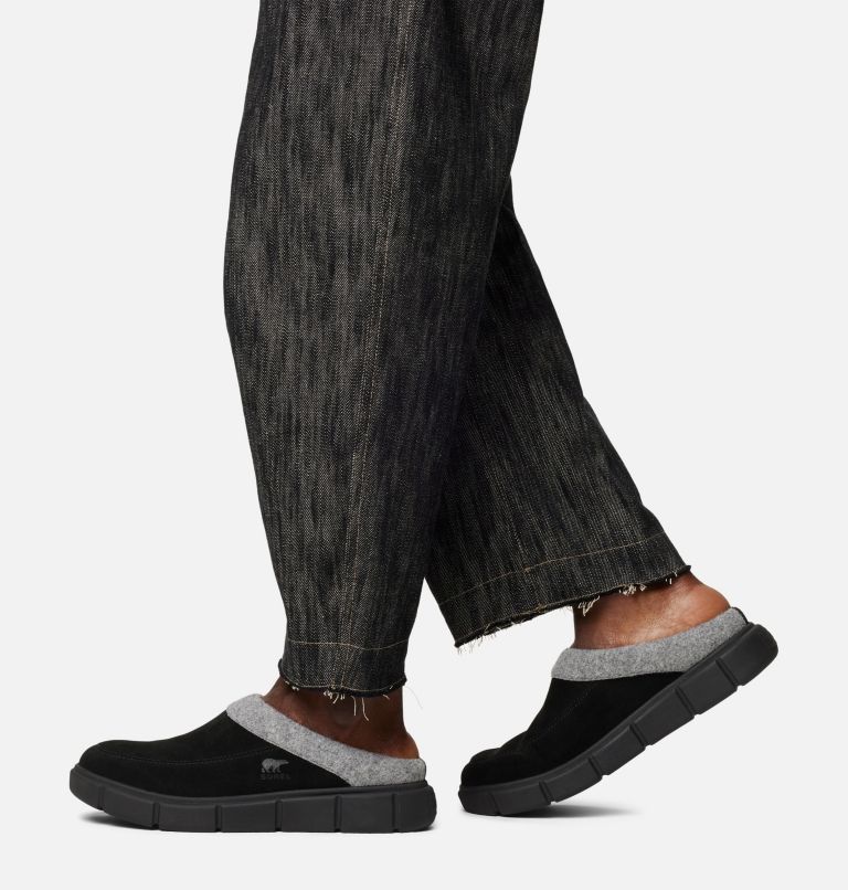 SOREL EXPLORER III Men's Mule, Color: Black, Black, image 8